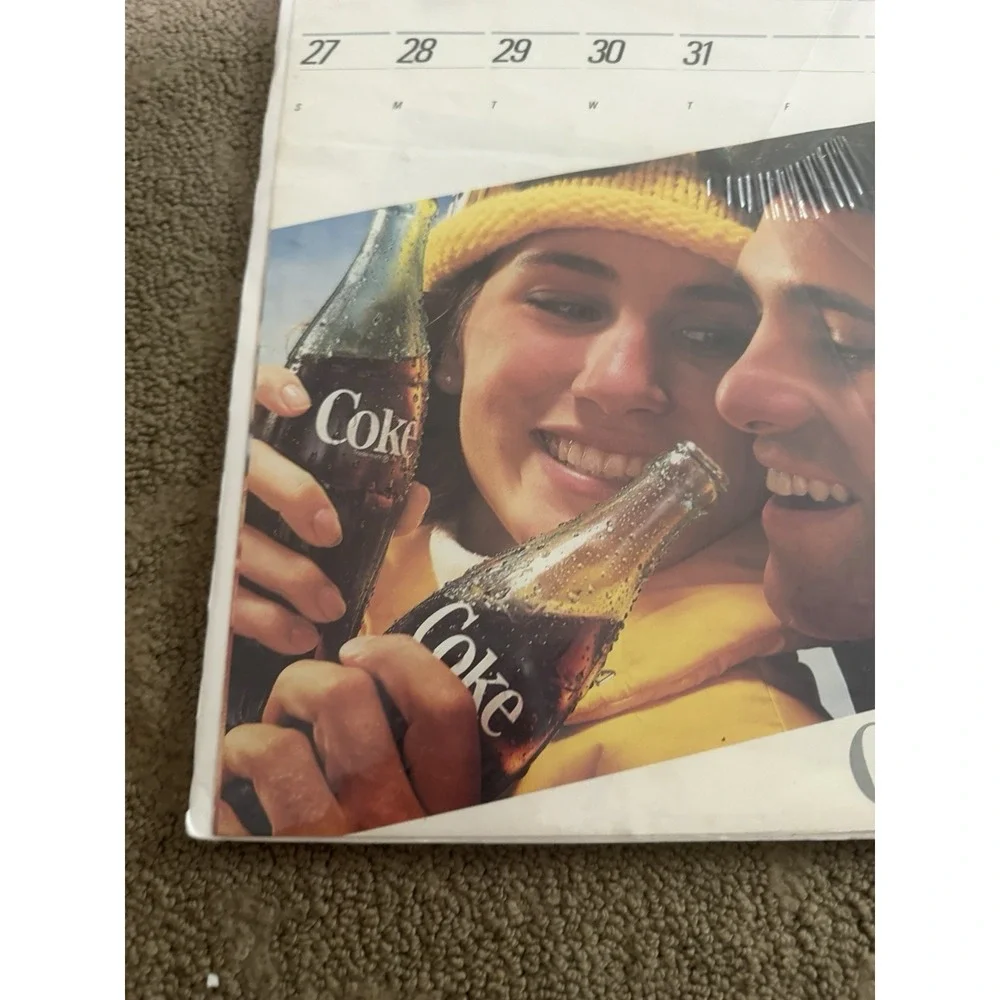Coca-Cola‎ 1985 Coke Is It Vintage Calendar Used